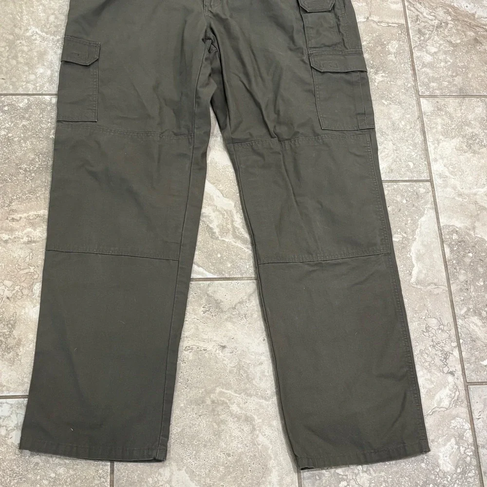 5.11 Tactical Series Mens 40x36 Cotton Canvas Cargo Pants Tundra Green 74251
